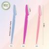 12 Pieces Eyebrow Razor for Women Face Razors Dermaplaning Tool Eyebrow Trimmer Facial Razor with Safety Cover Multipurpose Hair Removal Shaver with Precision for Men Professional Dermaplane Razor view 2