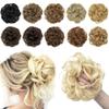 Synthetic Hair Bun Chignon Scrunchies Fake Hair Band Braid Elastic Hairpiece Tail For Women Synthetic Wrap Curly Ponytailtail view 2
