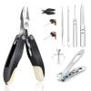 Ingrown Toenail Removal Kit, Upgrade Toenail Clippers for Seniors Thick Nail, Ingrown Toenail Treatment, Toe Nails Clipper Cutter 7 PCS Pedicure Tools Set view 1