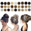 Synthetic Scrunchies Hair Bun Chignon Fake Hair Band Braid Elastic Hairpiece Tail For Women Synthetic Wrap Curly Ponytailtail view 2
