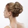 Synthetic Hair Bun Extensions Curly Elastic Hair Scrunchies Hairpieces Black Chignon Updo Pieces For Women view 1