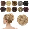 Synthetic Hair Bun Extensions Curly Elastic Hair Scrunchies Hairpieces Black Chignon Updo Pieces For Women view 2