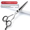 5.5/6 Inch Hair Scissors Scrub Hair Scissors for Barber (5.5 + 6 Inch 3-Piece Set) view 4