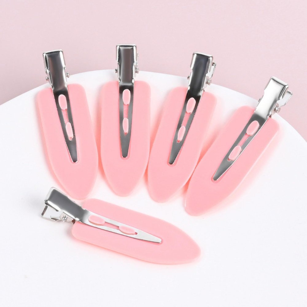 5PCs no bend barrettes no crease barrettes duckbill hair styling clip barrettes no crease crocodile barrettes female simple hair clip barrettes