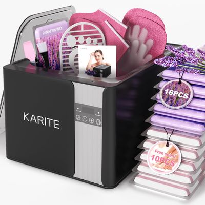 KARITE Paraffin Wax Machine for Hands and Feet, 9000ml Paraffin Wax Bath with Auto-Timer, Smart Mode, Precision Temperature Control, Paraffin Wax Warmer Kit with 26PCs Refills