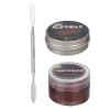 Halloween SFX Makeup Kit, Bruise Makeup Face Body Painting Scar Wax and Fake Blood with Scraper, Form Scar Wound Safe Skin Friendly Multi Purpose Special Effects Makeup Kit for Halloween Party view 1