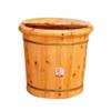 Scpantkend Pedicure Foot Soak Foot Tub,Cedar Foot Bath Barrel,Household Deepen Thicken Wooden Footbath,Pedicure Bowl Spa Massage with Lid Foot Spa Household Wash Ba view 1