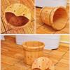 Scpantkend Pedicure Foot Soak Foot Tub,Cedar Foot Bath Barrel,Household Deepen Thicken Wooden Footbath,Pedicure Bowl Spa Massage with Lid Foot Spa Household Wash Ba view 4