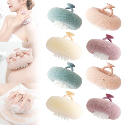 2025 New Upgrade 2-in-1 Sunflower Bath Ball, Super Soft Sunflower Suction Cup Bath Ball, Exfoliating Bath Sponge Cleaning Brush with Suction Cup, Shower Sponges for Women Men (8pcs)