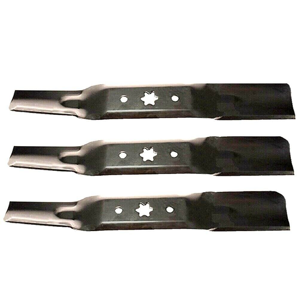 3 Pack Blades 942-05052A 742-05052A XT1 XT2 50" Deck Replacement for