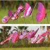 12 Garden Flying Butterfly Stake, Purple Decorative Garden Stakes view 2