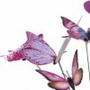 12 Garden Flying Butterfly Stake, Purple Decorative Garden Stakes view 3