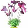 12 Garden Flying Butterfly Stake, Purple Decorative Garden Stakes view 4