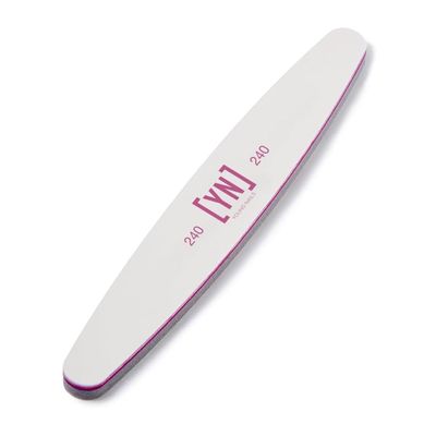 Young Nails Professional Nail File - 240/240 Grit Purple Combo Files, 25 Pack - Double Sided Ergonomic Emery Boards for Natural Acrylic Gel Nails, Perfect for Nail Techs or DIY Nails at Home