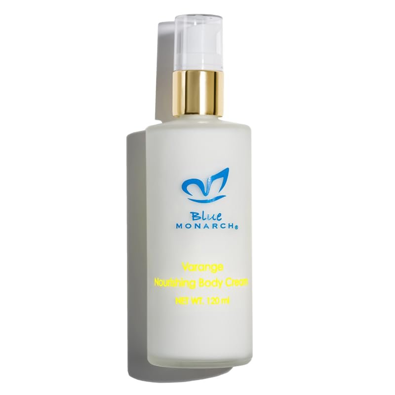Blue Monarch Skincare Varange Body Cream| For All Skin Types, Specially Dry and Sensitive| Softens, Nourishes| 24 Hours Hydration| All-Natural Ingredients, Vegan, Cruelty-Free(120ml)-