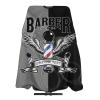 Custom Barber Cape Hairdresser Cape, Add Your Photo Text Logo Personalized Black Gray Barber Salon Cape for Men, Customized Hair Cutting Cape for Home Salon Barbershop view 1