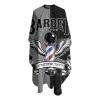 Custom Barber Cape Hairdresser Cape, Add Your Photo Text Logo Personalized Black Gray Barber Salon Cape for Men, Customized Hair Cutting Cape for Home Salon Barbershop view 3