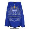 Custom Barber Cape Hairdresser Cape, Add Your Photo Text Logo Personalized Blue Barbershop Salon Cape for Men, Customized Hair Cutting Cape for Home Salon Barbershop view 1