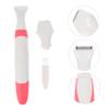 SOESFOUFU 1set Body Hair Trimmer for Women Multi-Functional Shaver for Arms Legs and Areas Ergonomic Design Portable Efficient Hair Removal Tool Red view 2