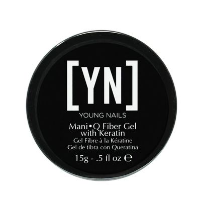 Young Nails ManiQ Fiber Gel with Keratin - Clear, 15g