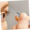 Beaupretty Stainless Steel Massage Tweezers for Non- Grip Meibomian Gland Tool Precision Compressor for Blockage Unblocking view 2
