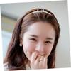 FRCOLOR Bride Headband Shining Rhinestones Elegant Wedding Headdress for Women Lint Hair Accessory for Bridal Parties and Special Occasions view 4