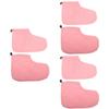 Beavorty 3pairs Paraffin Wax Therapy Foot Covers for Moisturizing Treatment Soft Cotton for Home Salon Use Fits Feet for Dry Skin view 1