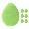 KOL Face Scrubber Pads, Green Tea Infused Exfoliating Facial Cleansing Sponges for Daily Face Wash and Makeup Removal, 6 Count view 1