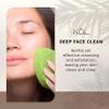 KOL Face Scrubber Pads, Green Tea Infused Exfoliating Facial Cleansing Sponges for Daily Face Wash and Makeup Removal, 6 Count view 3