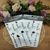 Christian Quotes Tattoo Men Women Waterproof Temporary Tattoo Sexy Body Arm Leg Chest Shoulder Fashion Sticker Decal Festival Body Paint (Pack 2 PCS.) view 2