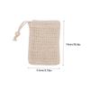 FOMIYES Sets Bathing Soap Pouch Mesh Shower Soap Saver Bag Cotton Drawstring Pouch for Men Women Pcs view 3