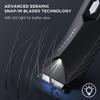Fidktuve Men's Electric Groin Hair Trimmer with LED Light, USB Rechargeable, Waterproof Body Groomer (Black) view 4