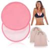 HEALLILY 2pcs Castor Oil Breast Pack Wrap for Breastfeeding Essential Oil Pad Sleep Helper Reusable Skin-friendly view 1