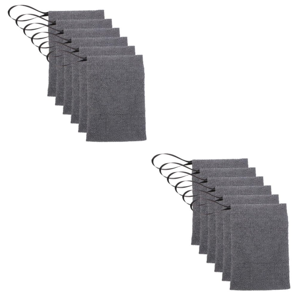 FOMIYES 12pcs Exfoliating Body Scrubber Mesh Bag Reusable Soap Pouch for Travel Bath Accessory Soap Bag for Face Body
