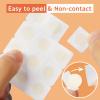 Dazzlook Ultra Pimple Patches - Hydrocolloid Acne Patch for Covering Zits and Blemishes Breakouts Spot Acne Dots Stickers for Face and Skin (120 count) 3 Size Day and Night Use view 4