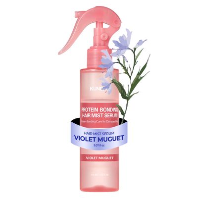 KUNDAL /Hair Mist Serum/  Vegan Protein Bonding, Restore Flexibility & Smooth Finish, Lightweight Texture | Violet Muguet, 150ml, Stocking Stuffers
