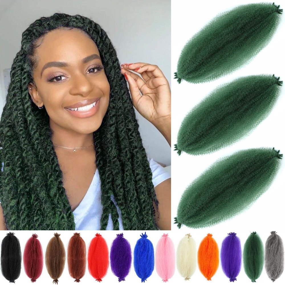 afro twist kinky wrapping hair