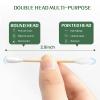 Bamboo Cotton Swabs 1000 Count, Organic Cotton Swabs with Wooden Sticks, Double Tipped Cotton Buds for Ears, Makeup, Daily Cleaning view 2