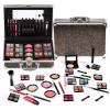 Makeup Kit for Teen Girls & Women Full Kit, Beauty Train Case with Starter Cosmetics Set, Make Up Valentine's Gift Box with Eyeshadow,Lipgloss,Highlight,Blush,Lip&Eye Pen,Brush & More(GoldenBrown) view 1