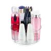 360 Rotating Makeup Organizer Clear Lazy Susan Organizer for Vanity, Cosmetic Display Cases for Bathroom Countertop, Makeup Storage Organizer, Desktop Dresser Sundries Storage Boxes view 1
