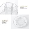 360 Rotating Makeup Organizer Clear Lazy Susan Organizer for Vanity, Cosmetic Display Cases for Bathroom Countertop, Makeup Storage Organizer, Desktop Dresser Sundries Storage Boxes view 3
