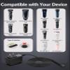 12V Shaver Charger Compatible with Braun Series 9 8 7 6 5 3 1, Electric Razor Charger Cord Replacement Compatible with Braun 3040s 340s 5018s 7020s 370 390cc 720 760cc 790cc 720s-4 7865cc 9095cc view 3