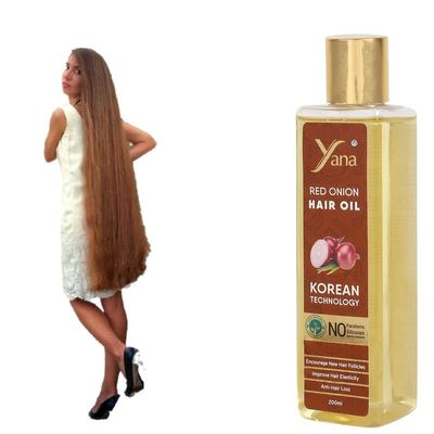 Yana Red Onion Hair Oil For Girls For Long Hair By Korean Technology