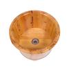 Scpantkend Pedicure Foot Soak Solid Wood Foot Tub,Cedar Foot Bath Barrel,Pedicure Bowl Spa Massage Cedar Pedicure Barrels Household Foot Bath Barrel Foot Spa Household Wash Ba (Color : 35cm) view 1