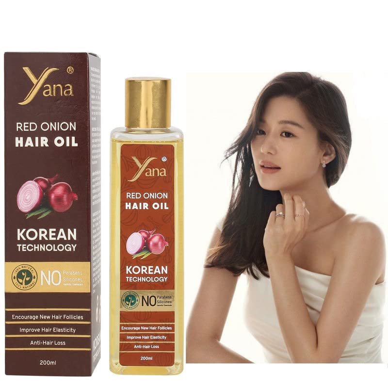 Yana Onion Hair Oil For Men And Women, For Long Hair By Korean Technology