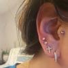 Ear Piercing Kit Disposable Ear Piercing Kit with Multi-sized CZ Earring Studs Easy and Self Ear Piercing Kit for Your Own Use at Home (3mm Silver ball) view 3