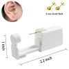 Ear Piercing Kit Disposable Ear Piercing Kit with Multi-sized CZ Earring Studs Easy and Self Ear Piercing Kit for Your Own Use at Home (3mm Golden ball) view 4