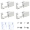 Ear Piercing Kit Disposable Ear Piercing Kit with Multi-sized CZ Earring Studs Easy and Self Ear Piercing Kit for Your Own Use at Home (3mm Silvery white) view 1