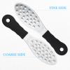 2 Pcs Stainless Steel Foot Scraper Metal Foot File Double Sided Foot File Callus Remover Professional Foot Rasp Scrubber for Wet or Dry Skin Easy to Clean Pedicure Tool Heel (Black) view 3