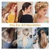 120 Pcs Ponytail Holder, Elastic Rubber Band Cotton Hair Elastic Rubber Bands for Pony | Tight, Non-slippery, Stretchable view 4